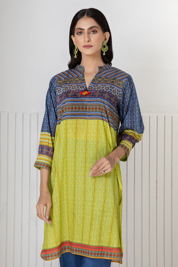 Bonanza Satrangi Blue Lawn Suit Ssk222p26 Eid Pret 2022 Online Shopping